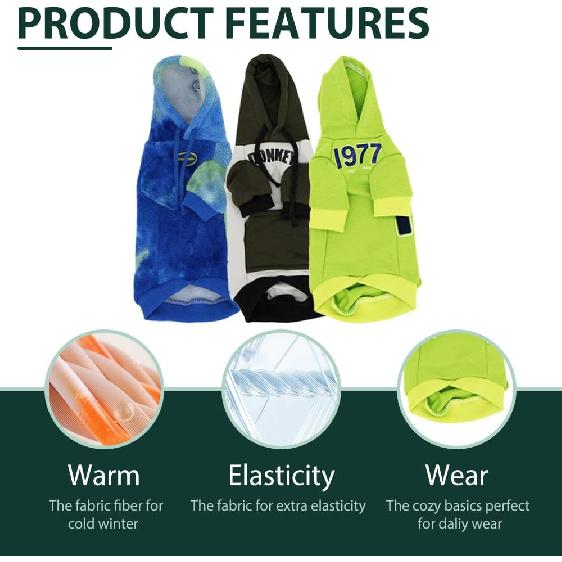 Sphynx Cat Hoodie Sweater, Thick Warm Stratch Soft Cat Hoodie Jacket,Two Legged Warm Fleece Hoodie for cat,Autumn Winter Clothes for Kitten Small