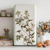 Adesivo Murale per Frigorifero con Magnolia 1 Pezzo Rimovibile Impermeabile Autoadesivo Decalcomania per Decorazione Cucina Soggiorno