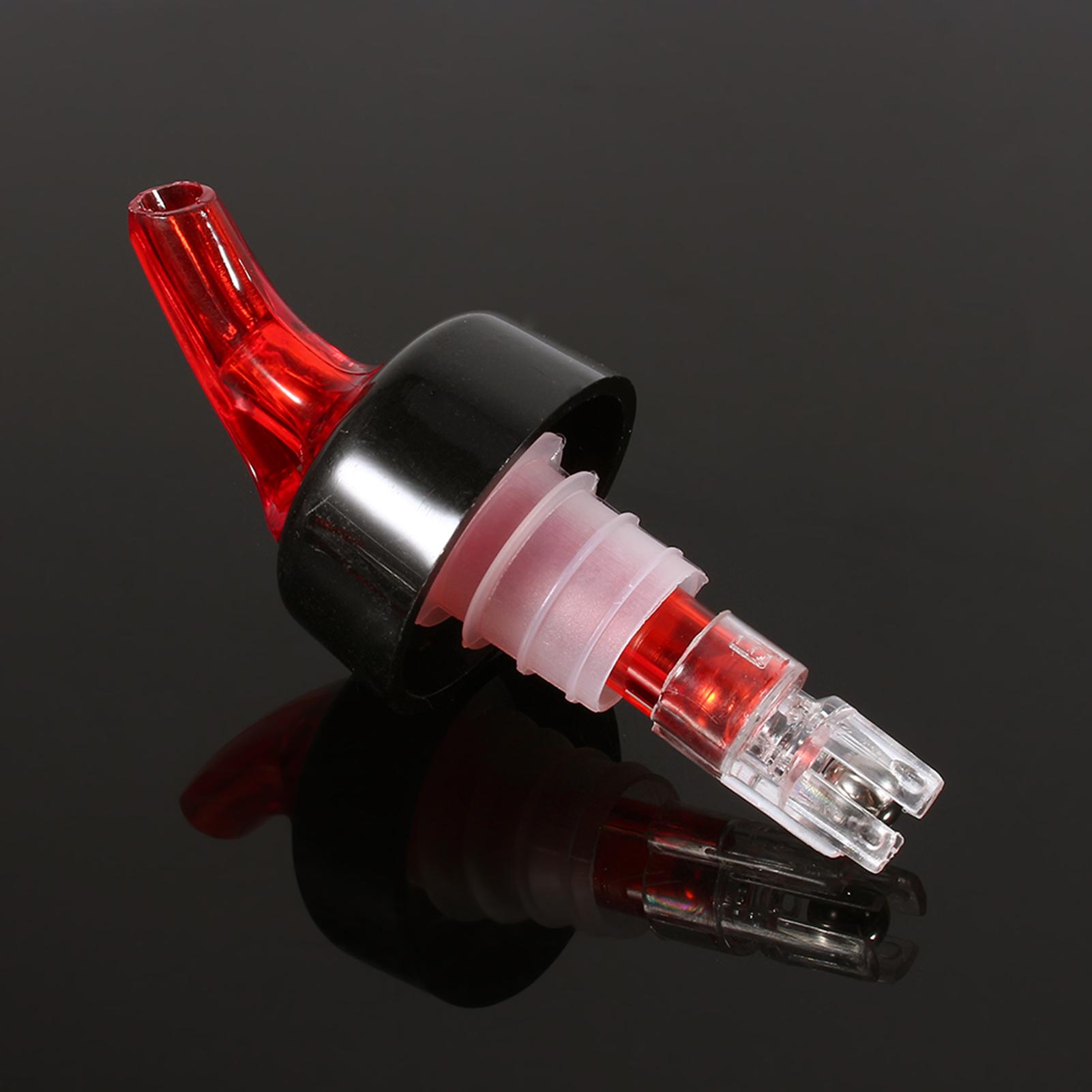 

30ml Shot Measure Liquor Bottle Pourer Measuring Drink Wine Dispenser Plastic красный