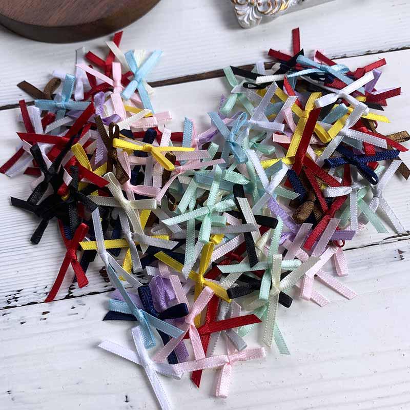 Adorno de Encaje con Lazos de Cinta de 0,3 cm para Accesorios de Ropa Lolita