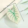 Elegant Hair Clips with Leaf Design Eco-friendly Acetate Material