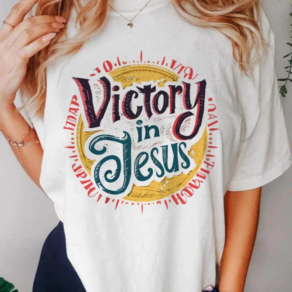 Women's Printed T-Shirt Cartoon Round Neck Basic Casual Cute Style Watercolor Letter Pattern Printed Valentine's Day T-Shirt
