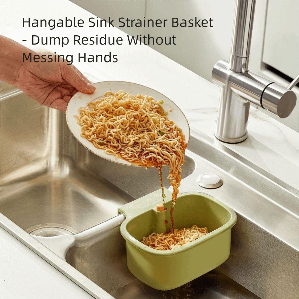 Creative Sink Hanging Strainer Basket 2 In 1 Soap Sponge Storage Shelf Kitchen Accessories