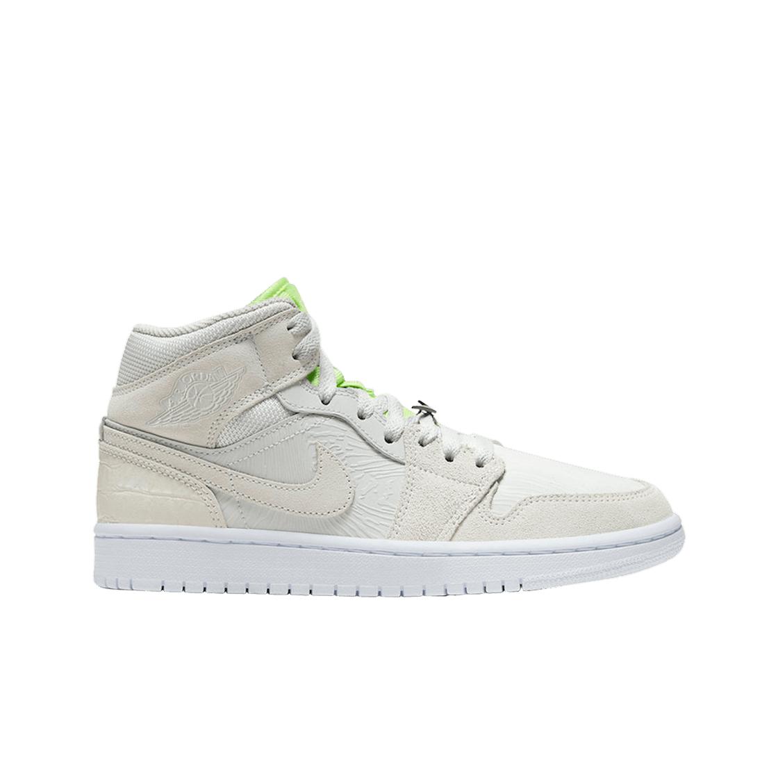 

(w) Jordan 1 Mid Vast Grey Ghost Green 260