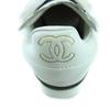 Tolle CHANEL Sneaker weißes Leder Damen 38 G40178 Gebraucht