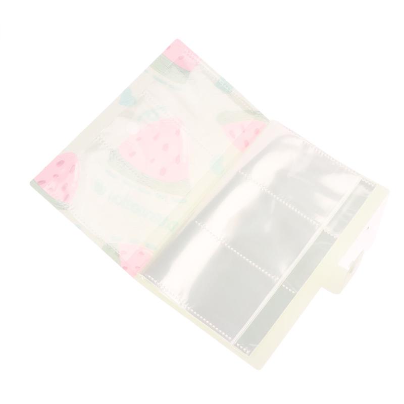 120 Slots Nail Sticker Storage Book Fruit Cover Nail Decal Storage Album For Small Sticker
