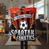 1PC FC Spartak Trnava Patterned Flannel Blanket Suitable For All Seasons for Home Decor Warmth and Comfort Gifts Holiday Present