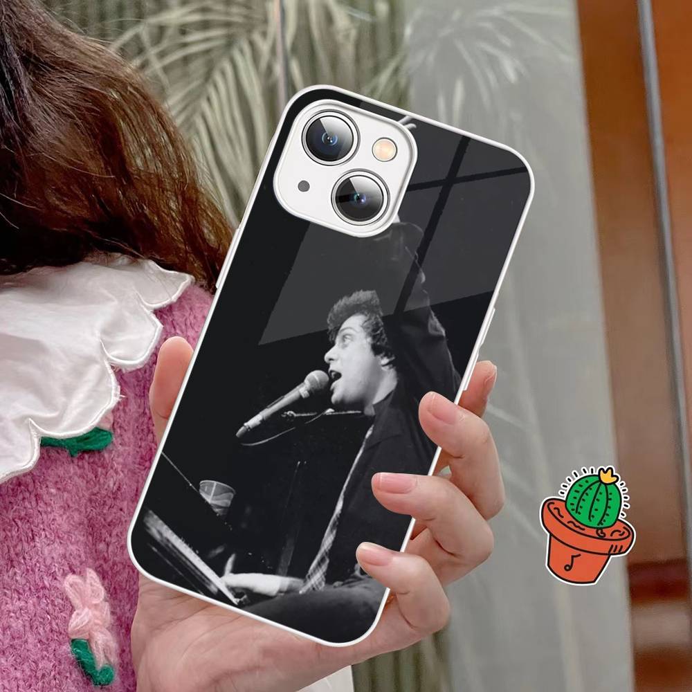 Singer Billy J-Joel Tempered Glass For Iphone 14 13 12 11 Pro Mini XS MAX 14Plus X XS XR Cover