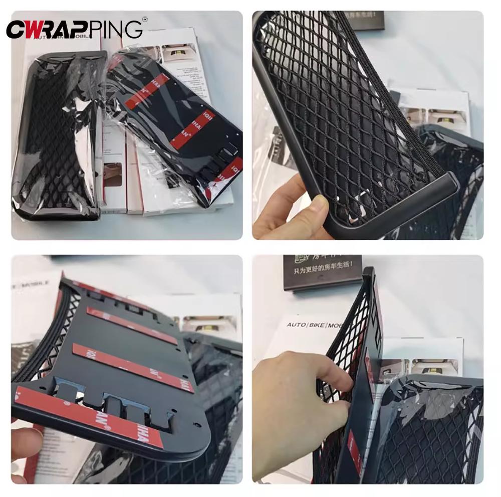 Car Organizers Car Storage Bag Mesh Multi Function Interior Accessories Supplies Trunk Box Organizer Automobiles Parts