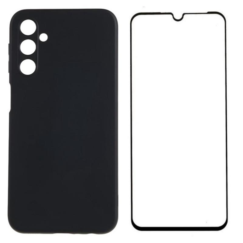 For Samsung Galaxy A34 5G Case TPU Precise Cutout Phone Cover with Screen Film
