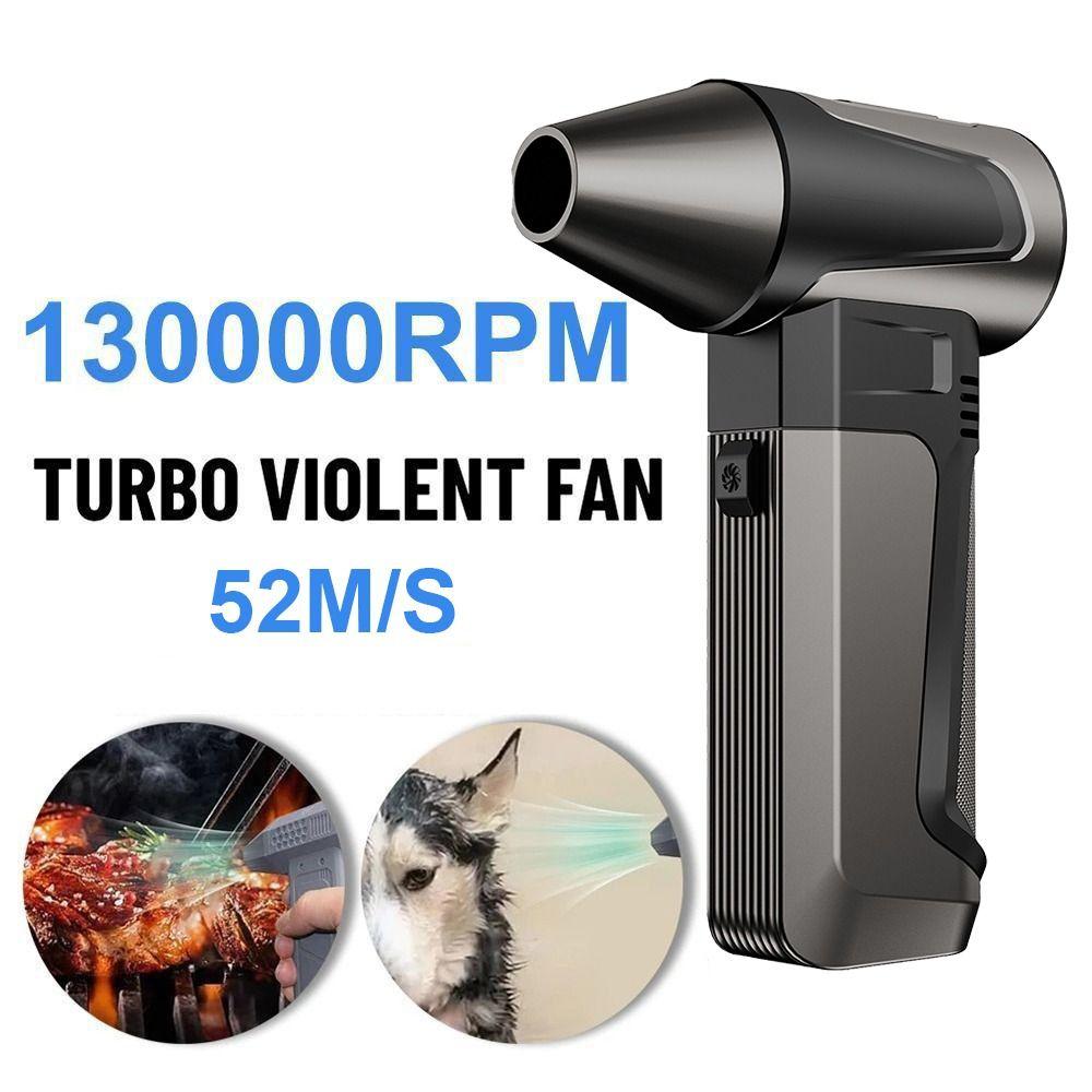 52m/s Snow Whiz Led Turbo Blower Adjust Speed Turbo Fan Compressed Air Duster Cleaner  Car Cleaning