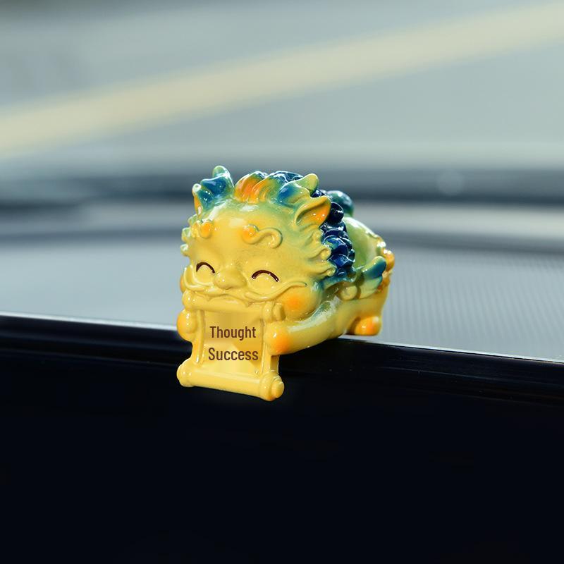 

Lucky Pixiu Figurine - Creative Car Decor and Desktop Ornament Lying Pixiu Ornament