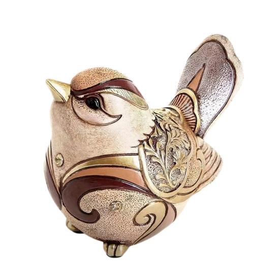 

Bird Figurine for Home Decor Resin Boho Bird Statue Vintage Animal Sculpture for Table Bookshelf Mantel Home Office Shelf Decor 1pc