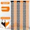 Hanging Halloween Party Backdrop Unbreakable Photo Booth Props Lightweight Streamers Curtains  Home