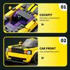 336 Pieces DIY Car Building Blocks Kit  Model Car Kit for Display and Collectible  Race Car Building Toy for Boys and Adults