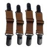Cinghie Elastiche Flessibili Multiuso con Clip di Fissaggio Fascia Per Prevenire Ciabatte Sgualcite Durante Attività Indoor Outdoor 4pz