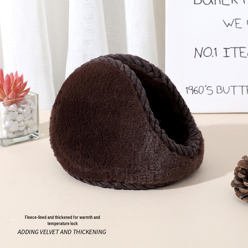 Unisex Velvet Winter Earmuffs: Cozy, Antifreeze Ear Warmers for Cold Weather Protection