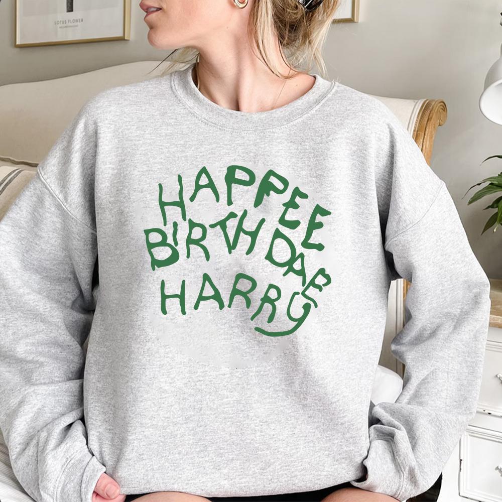 Happee Birthdae Harry Mikina Magický Čaroděj Svetr Čarodějnická Škola Mikina Unisex Dlouhý Rukáv Kulatý Výstřih Mikiny
