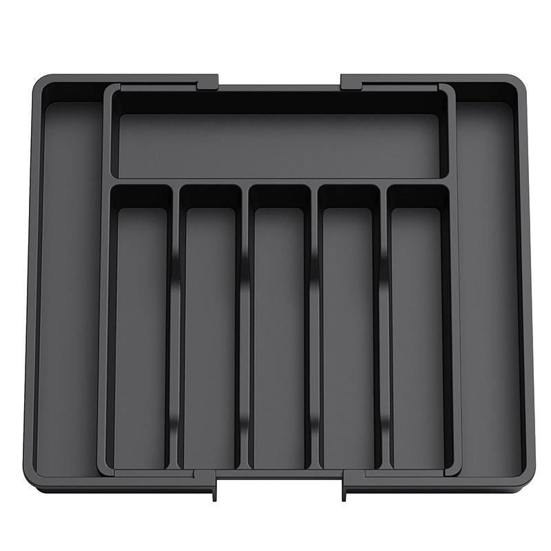 Expandable Utensil Tray for Kitchen,Silverware Drawer Organizer,Adjustable Flatware and Cutlery Holder for Spoons Forks Knives