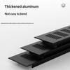 1 Stück Haushalt Lüftungsgitter Wandlüftungsabdeckung Schrankteile 50/60/80mm*150-500mm Aluminium für Schrank DIY Zubehör