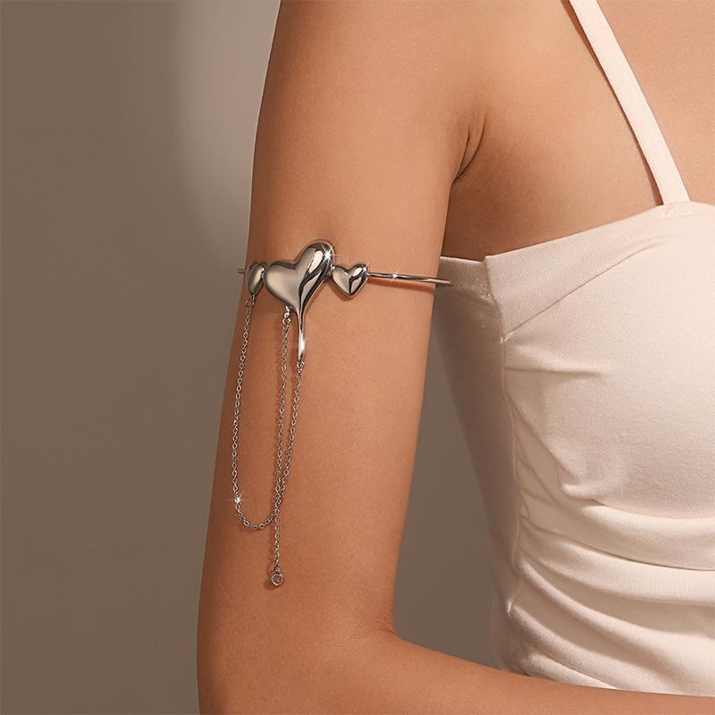 Punk Coiled Adjustable Arm Armband Bangle Women Jewelry Egypt Adjustable Arm Cuff Armlet