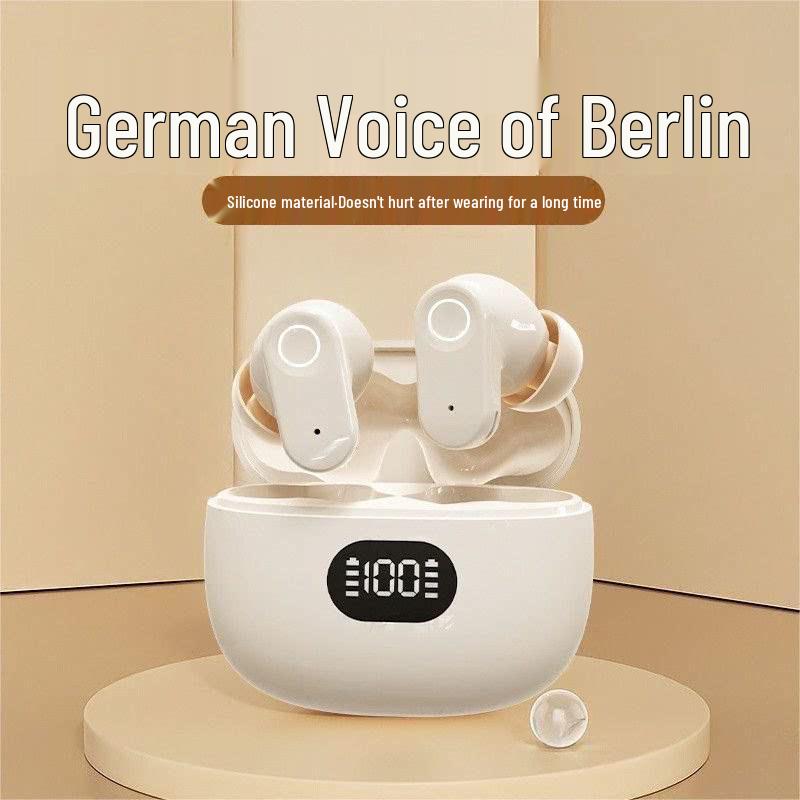 2026 Berlin Voice Wireless Bluetooth Earbuds - Noise Cancelling, High-Quality Sound, Stylish Design, Ideal for Sports, Ultra-Long Battery Life
