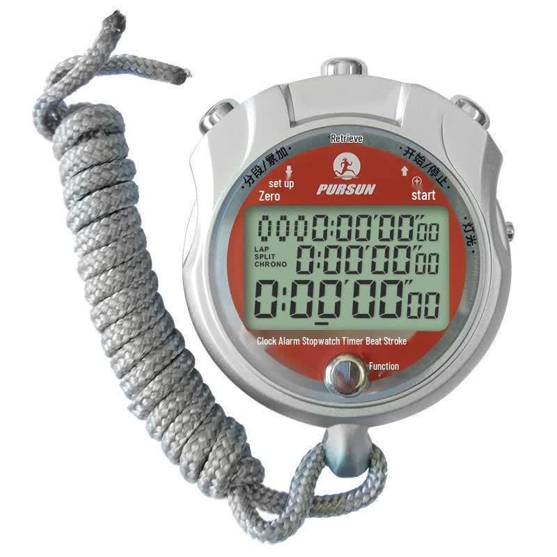 PURSUN Luminous Metal Stopwatch Timer