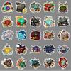 50 Sheets Trendy Dice Graffiti Stickers for Phone Cases, Skateboards, Luggage - Cool and Creative Decoration
