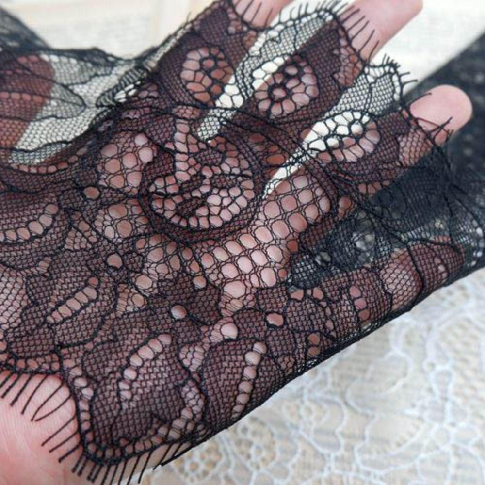 Handmade Handmade Lace Bearded Edge Lace Ribbons Trim Eyelash Lace Fabric  Wedding Dress