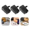 3Pcs Headless Guitar Locking Nut Split Design Metal Electric Bass String Lock Stable Intonation Tonal Stage