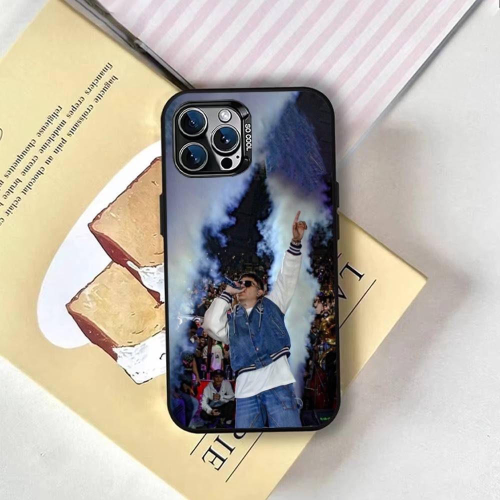 J-Junior H Phone Case For iPhone 17,16,15,14,13,12,11 Plus,Pro Max,XS,Colorful Silver Black Cover