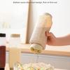 Large Capacity Condiment Dispenser Clear Plastic Sauce Storage Container  Seasoning Storage