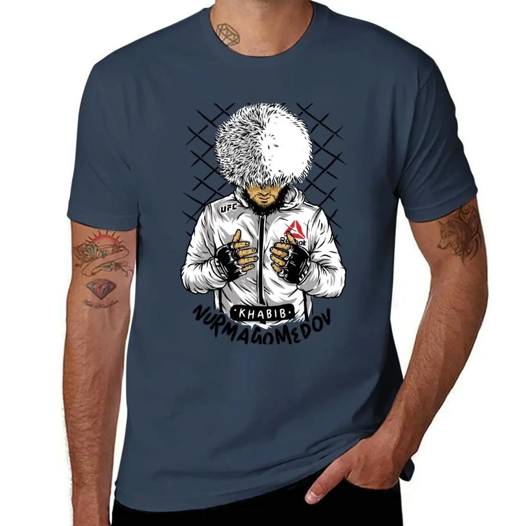 Khabib The  Nurmagomedov TShirt Graphic T Shirt Vintage Cute Tops T Shirt for Men 2025 New Model