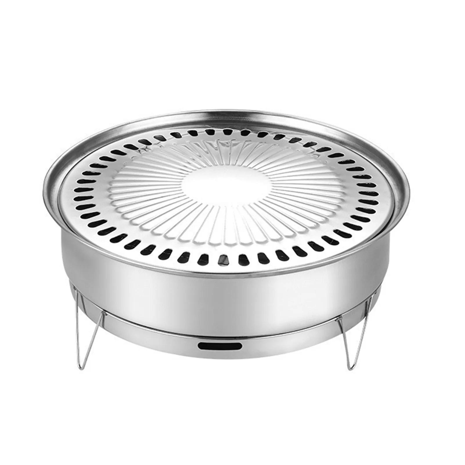 

Нержавеющая сталь корейского типа угольная гриль-печь для дома и кухни на открытом воздухе для кемпинга и сада, угольная сковорода-гриль