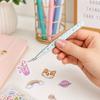 High Precision Curved Stickers Tweezers Lashes Extension Tweezer  Miniature Scene Stickers