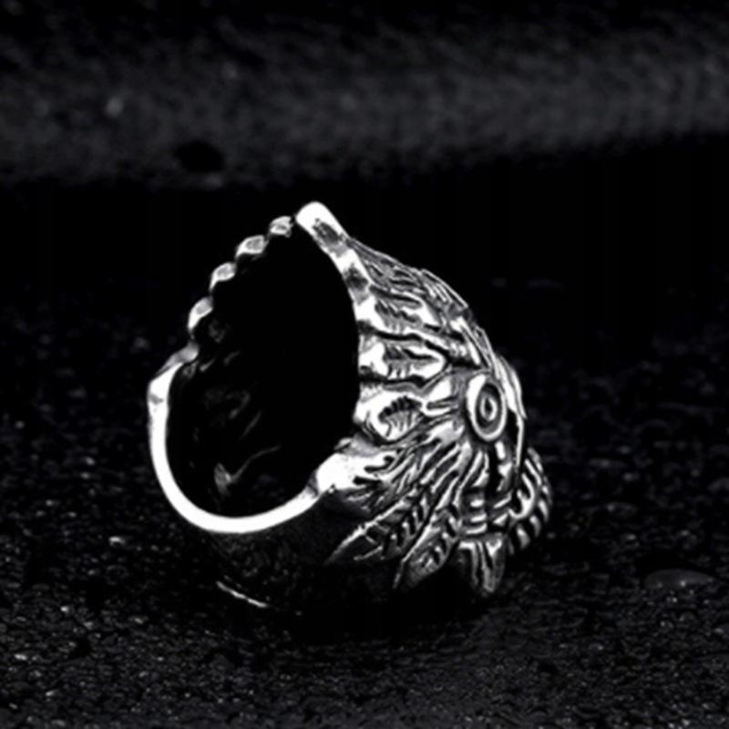 Indian Skull Signet Ring 453