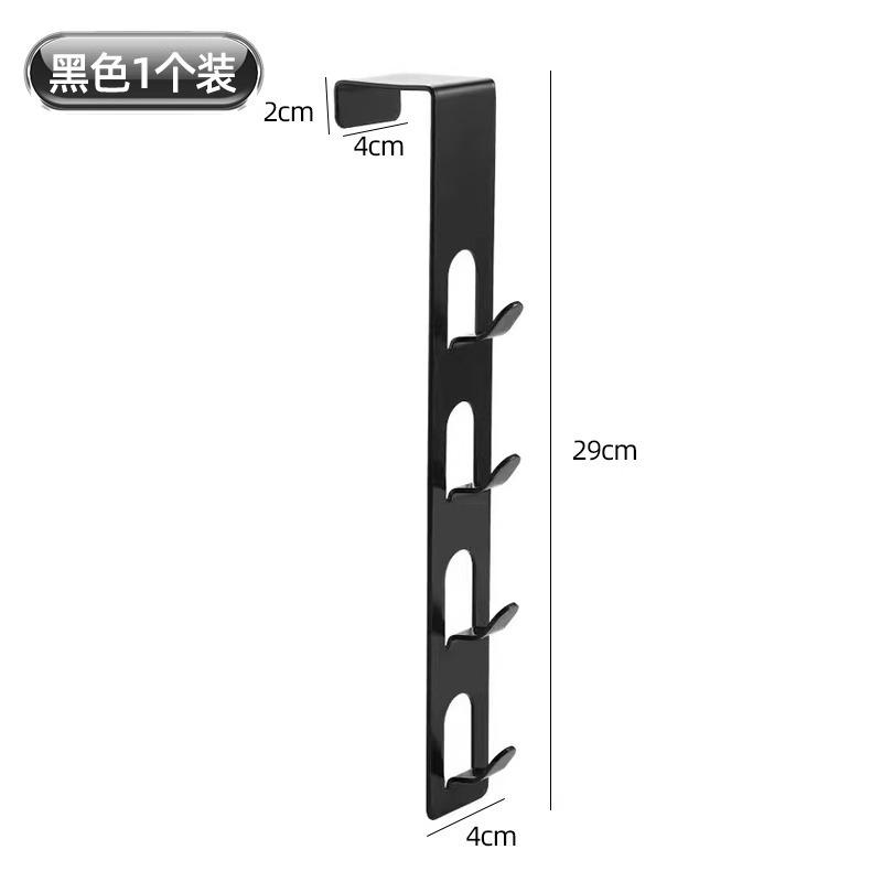 Door hook, no drilling, wall hanging clothes rack, bedroom clothes bag, iron hanging rack, door back vertical hanging clothes hook
