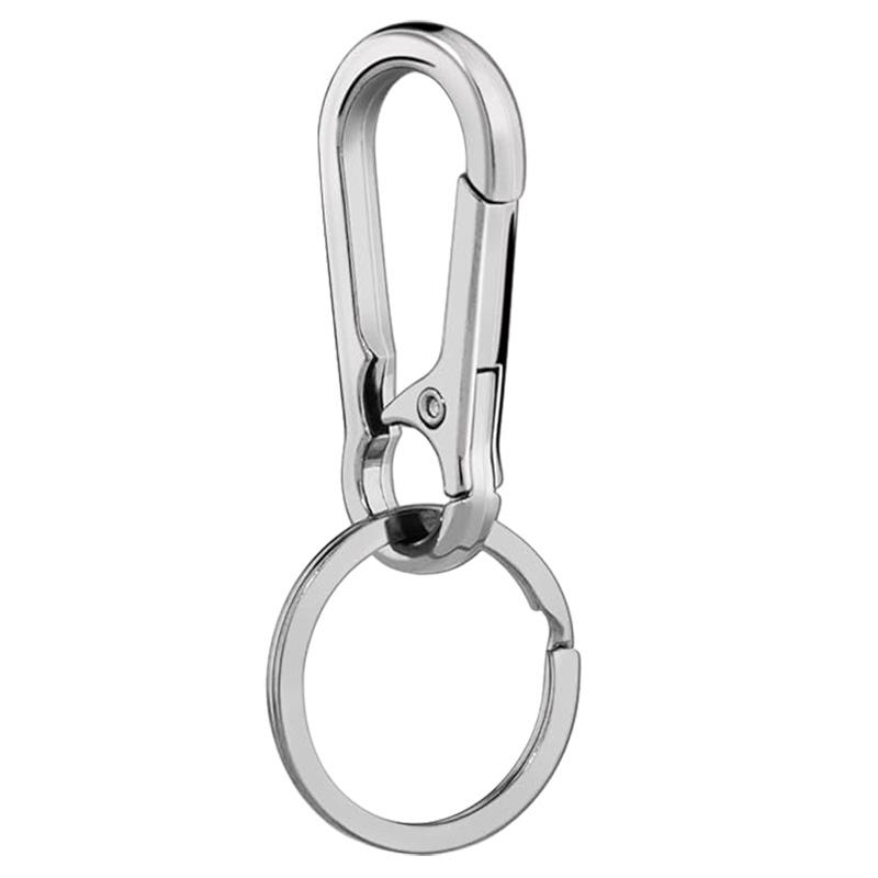 

2/4/6pcs Gourd Buckle Clip Key Holder Stainless Steel Keychains Climbing Hook Car Strong Carabiner Key Chain Rings Waist Hanging 2pcs&4.8x2.3cm