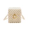 Adorable And Fashionable Kids Crossbody Bag With Charming Pearl Accents