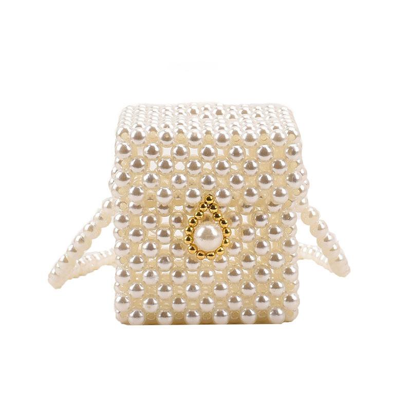 Adorable And Fashionable Kids Crossbody Bag With Charming Pearl Accents
