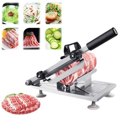 Beef Mutton Roll Slicer Machine Stainless Steel Meat Slicer Beef Thin Slice Frozen Meat Household Barbecue Hot Pot Cooking