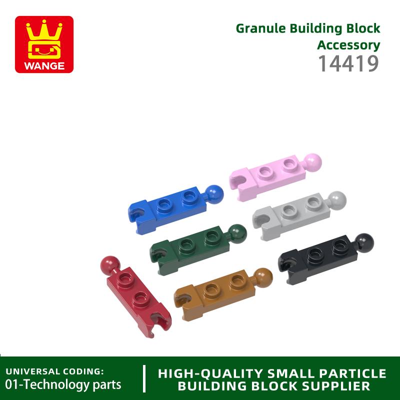 Wucifang Bags Unisex 163Pcs / Lot 14419 1X2 Sideb Including Tow Ball Socket Board Building Blocks My Own Creation Color Add-Ons Fitting Including Brick Do-It-Yourself