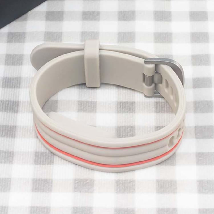 Two Tone Silicone Wristband, Replacement Watch Strap with Flexible Adjustment for Workdays, Exercise, and Travel