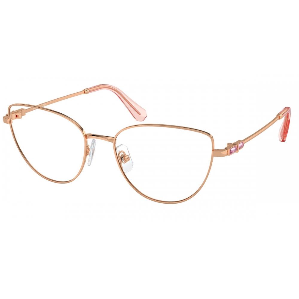 Swarovski Women Eyeglasses Sk1007 4014 Rose Gold/53-18-140
