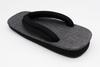 Rattan Mesh Made in Mesh Rubber Perfect for Yukata and Summer 25cm [Shigi] Men's Sandals, Breathable, Black, Japan, Thong, Sole, Comfortable,