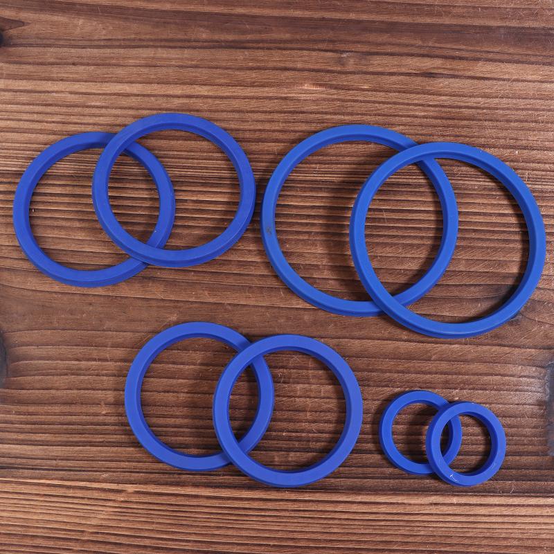 2Pcs PU Hydraulic Oil Seals with Single Lip Radial Shaft for Equipment Repair