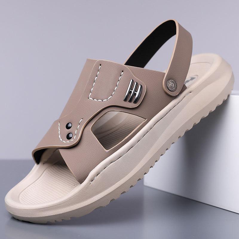2025 Sandals Men's Summer Men's Wear Non-slip Sports Driving Slippers Men's Shoes Beach 2025