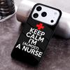 Medizin Beruhige dich, ich bin Krankenschwester weiche Handyhülle für iPhone 17 16 15 Pro Max Air 14 13 12 11 Plus Stoßfeste Capa Hülle