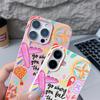 For iPhone 17 Pro Max Case Luxury Cartoon Fire Balloon Pattern Leather Texture Silicone Cover For iPhone 16 Pro Max 15 14 13 12 11 16E Air