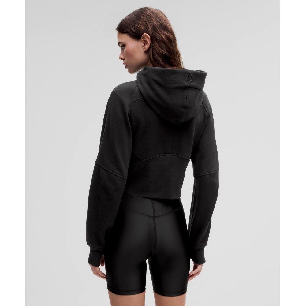 Lululemon Scuba Oversized Half Zip Hoodie Black Gold